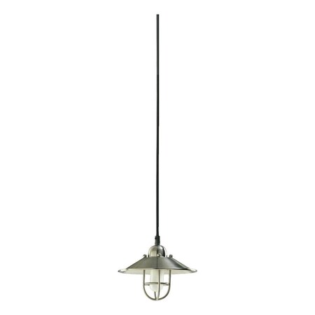 Quorum One Light Satin Nickel Down Mini Pendant 1310-65